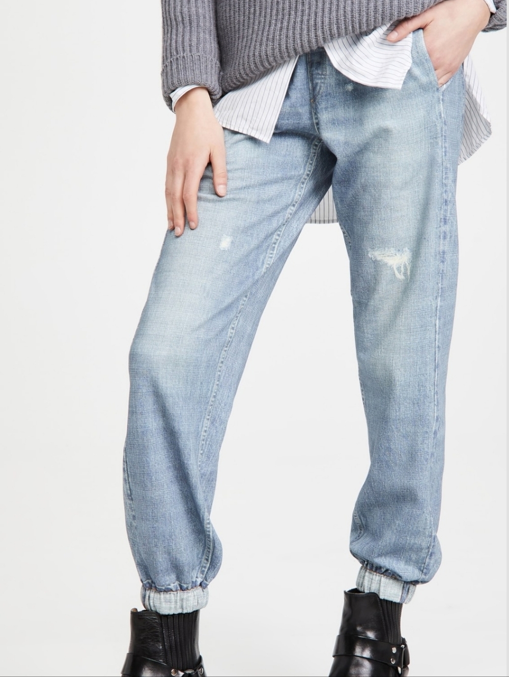rag & bone Relaxed Miramar Jogger Pants Glass Hill Blue
